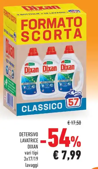 Detersivo lavatrice DIXAN