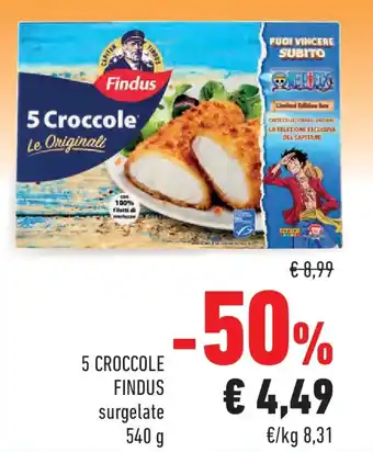 5 croccole FINDUS