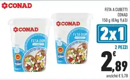 Conad Feta a cubetti CONAD offerta
