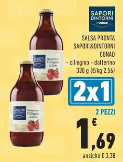 Conad Salsa pronta SAPORI&DINTORNI CONAD offerta