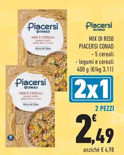Conad Mix di riso piacersi CONAD offerta