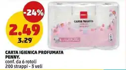 PENNY Carta igienica profumata PENNY offerta