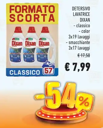 Detersivo lavatrice DIXAN