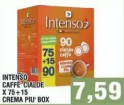 Bitar Intenso caffe cialde x 75+15 crema piu' box offerta