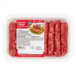 Ipercoop SALSICCETTE DI VITELLO CON BOVINO ADULTO ORIGINE offerta