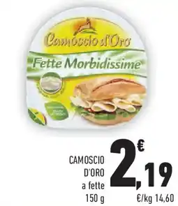 Conad Camoscio d'oro a fette offerta