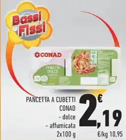 Conad Pancetta a cubetti CONAD offerta