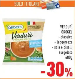 Conad Verdurì OROGEL offerta