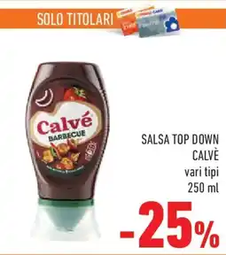 Conad Salsa top down CALVÈ offerta