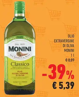 Conad Olio extravergine di oliva MONINI offerta