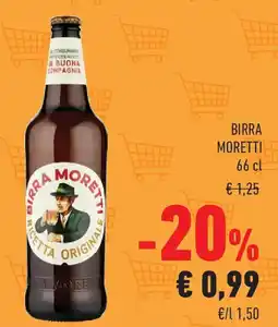 Conad Birra MORETTI offerta