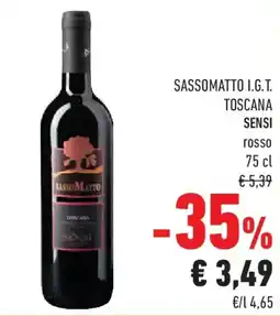 Conad Sassomatto i.g.t. toscana SENSI offerta