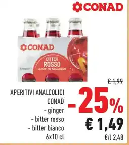 Conad Aperitivi analcolici CONAD offerta