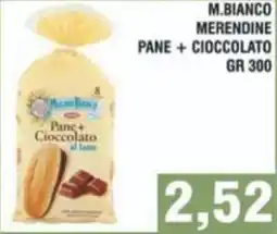 Bitar M. bianco merendine pane + cioccolato offerta