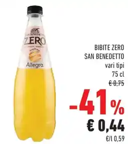 Conad Bibite zero SAN BENEDETTO offerta