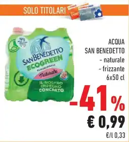 Conad Acqua SAN BENEDETTO offerta