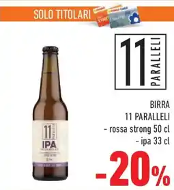 Conad Birra 11 PARALLELI offerta