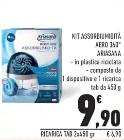 Conad Kit assorbiumidità aero 360° ARIASANA offerta