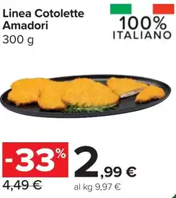 Carrefour Market Linea Cotolette Amadori offerta