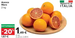 Carrefour Market Arance Moro offerta