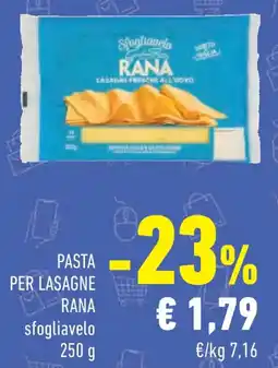 Conad Pasta per lasagne RANA offerta