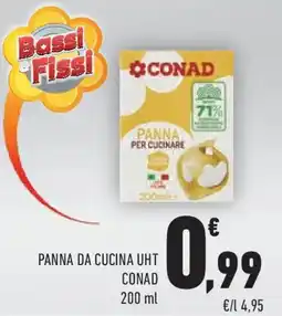 Conad Panna da cucina UHT CONAD offerta