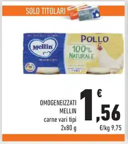 Conad Omogeneizzati MELLIN offerta