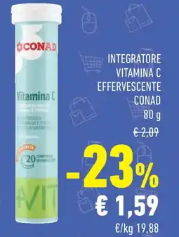 Conad Integratore vitamina C effervescente CONAD offerta