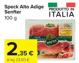 Carrefour Market Speck Alto Adige Senfter offerta