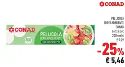 Conad Pellicola superaderente CONAD offerta