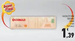 Conad Fazzoletti mini tascabili CONAD offerta