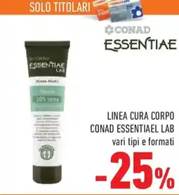 Conad Linea cura corpo CONAD ESSENTIAEL LAB offerta