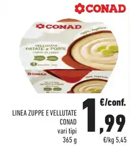 Conad Linea zuppe e vellutate CONAD offerta