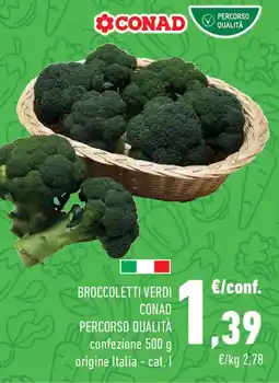 Conad Broccoletti verdi conad percorso qualità offerta
