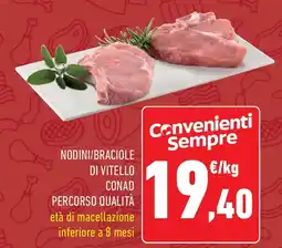 Conad Nodini/braciole di vitello conad percorso qualità offerta