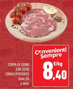 Conad Coppa di suino con osso conad percorso qualità offerta