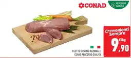 Conad Filetto di suino nazionale conad percorso qualità offerta