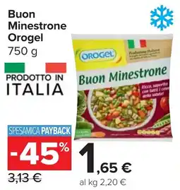 Carrefour Market Buon Minestrone Orogel offerta