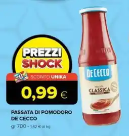 Oasi Passata di pomodoro DE CECCO offerta