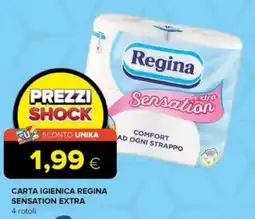 Oasi Carta igienica regina sensation extra 4 rotoli offerta