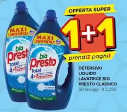 Oasi Detersivo liquido lavatrice bio presto classico offerta