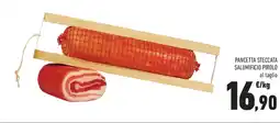 Conad Pancetta steccata salumificio PIROLO offerta