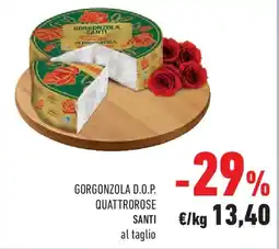 Conad Gorgonzola d.o.p. quattrorose SANTI offerta