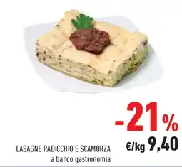 Conad Lasagne radicchio e scamorza offerta