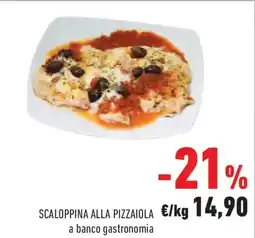 Conad Scaloppina alla pizzaiola offerta