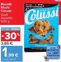 Carrefour Market Biscotti Ricchi Colussi offerta