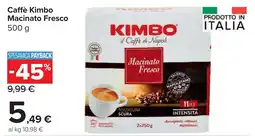 Carrefour Market Caffè Kimbo Macinato Fresco offerta