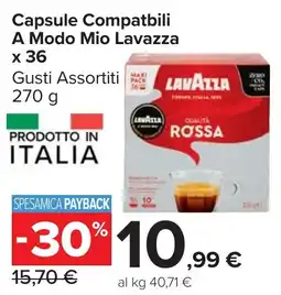 Carrefour Market Capsule Compatbili A Modo Mio Lavazza offerta