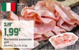 Banco Fresco Mortadella nazionale offerta