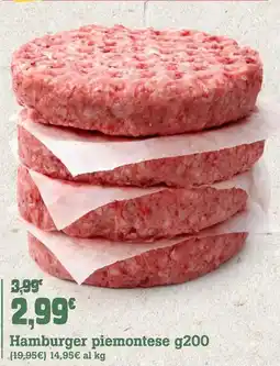 Banco Fresco Hamburger piemontese offerta